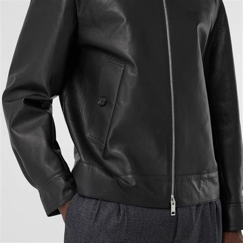 thomas burberry leather jacket|burberry men's tracksuit.